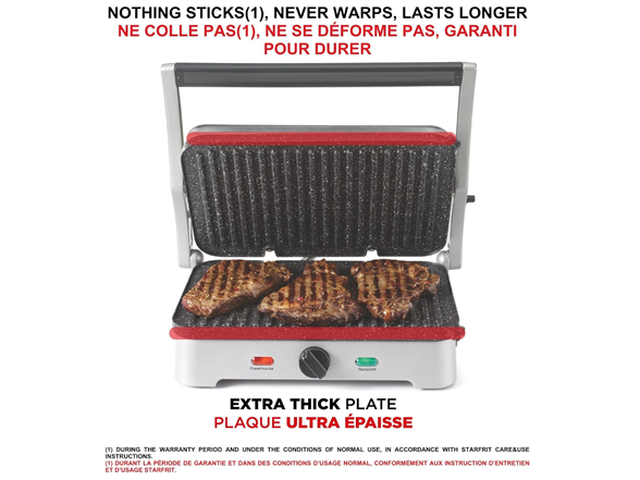 (NEW) StarFrit Heritage The Rock Panini Press