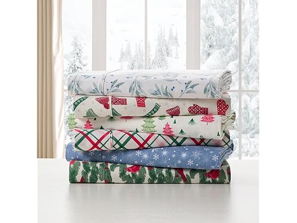 Hallmark King Size 4-Piece Holiday Bedding Set