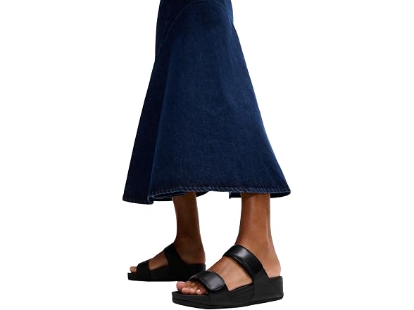 FitFlop Lulu Adjustable Leather Slides