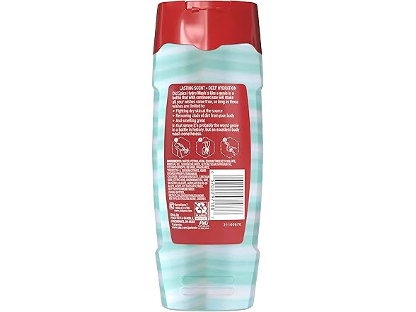 Old Spice Hydro Wash Pure Sport 16 oz