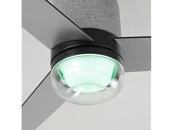 Low Profile Ceiling Fans with Lights & Remote, 52"