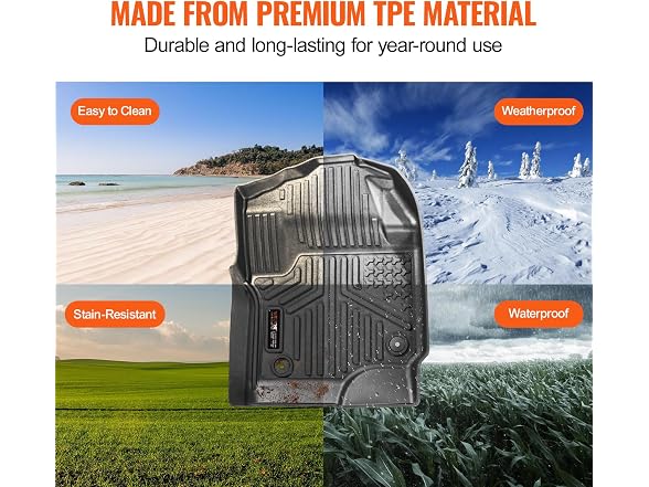 Automotive Floor Mats, Fits for Ford F250 F350