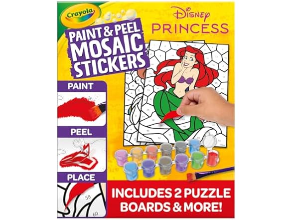 Crayola Peel & Paint Mosaic Stickers