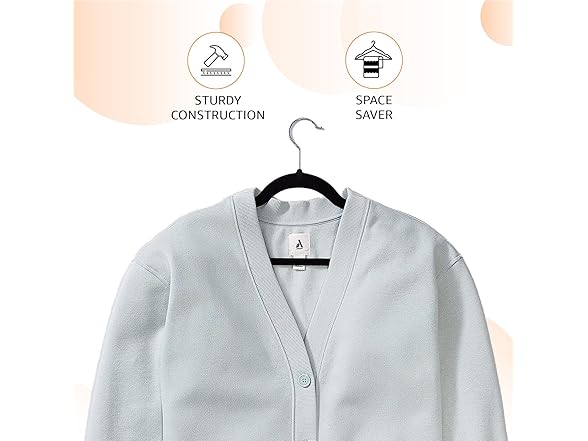 Amazon Basics Slim Velvet Hangers 30 PK