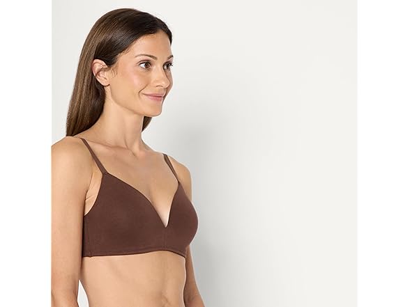 Amazon Essentials Womens Cotton Jersey Bra 2 Pk - Gallery 5