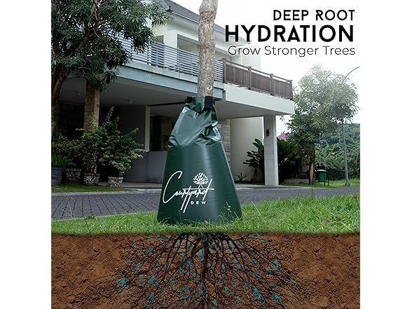 Tree Watering Bag Slow Release 4 Pack 20 Gallon