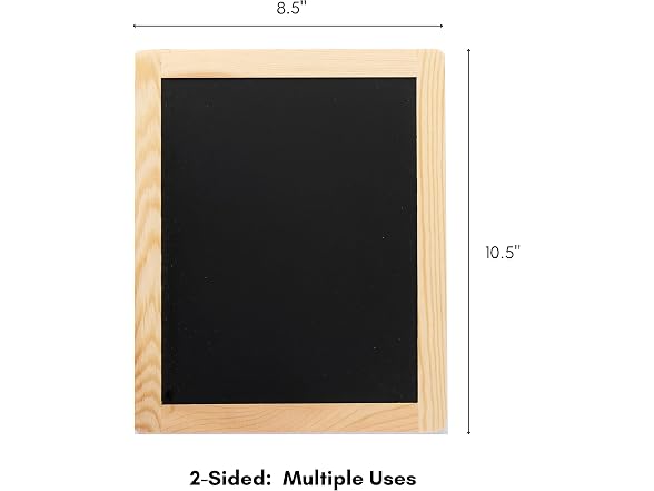 Plaid Double Sided Chalkboard 10 PK