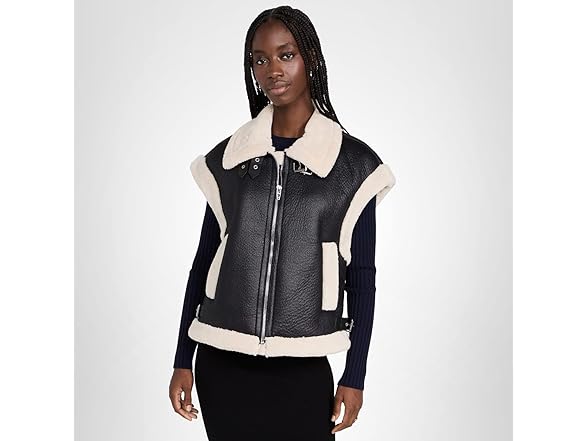 [BLANKNYC] Women's (L) Women's Work It Faux Sherpa