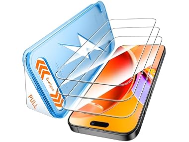 $2.99, Was $18.99, 84% Off! Mkeke for iPhone 16 Pro Max Screen Protector 3 Pack dealfomo