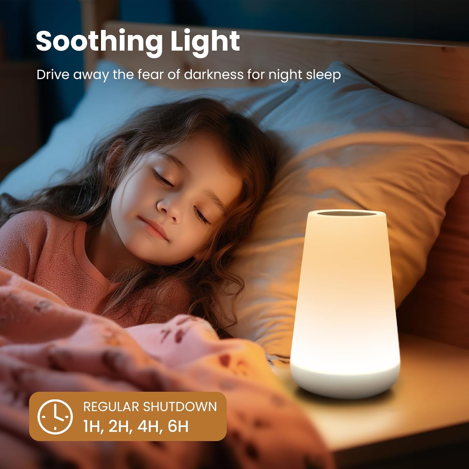 Hakol BH-610 Night Light, Dimmable Touch Lamp - Gallery 8