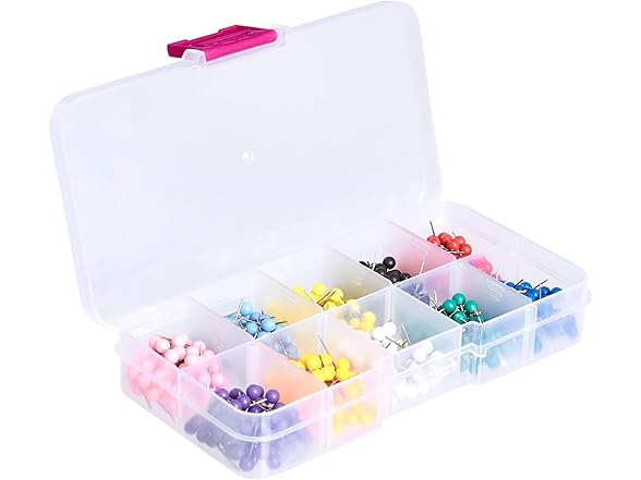 Amazon Basics 1/8-Inch Push Pins 600-Pack