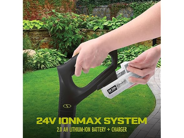 Sun Joe 24V-TLR-LTE Garden Tiller & Cultivator Kit