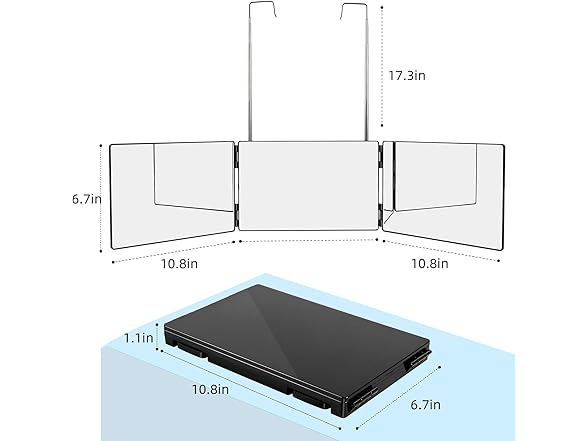 LMZNXCZ 3 Way Mirror for Self Hair Cutting