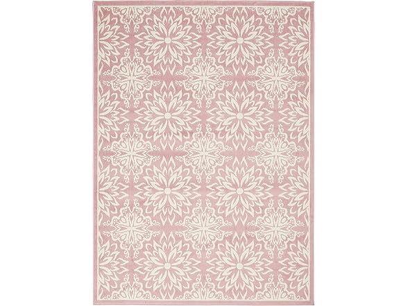 Nourison Home Jubilant Floral Ivory/Pink 4' x 6' Area-Rug