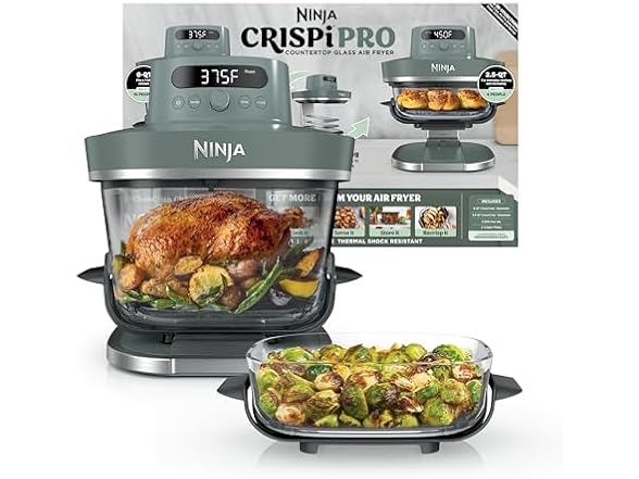 Ninja Crispi Pro 6-in-1 Glass Air Fryer - Gallery 2