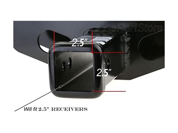 eVerHITCH Black American Flag Metal Receivers