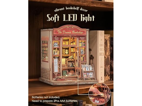 Book Nook Kit - DIY Miniature Dollhouse