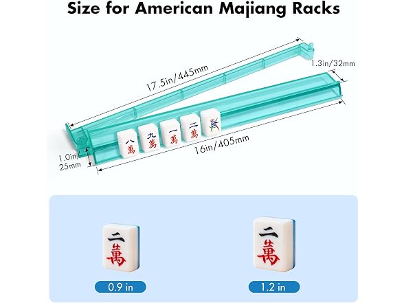 YOAEAILY Mahjong Racks with Pushers