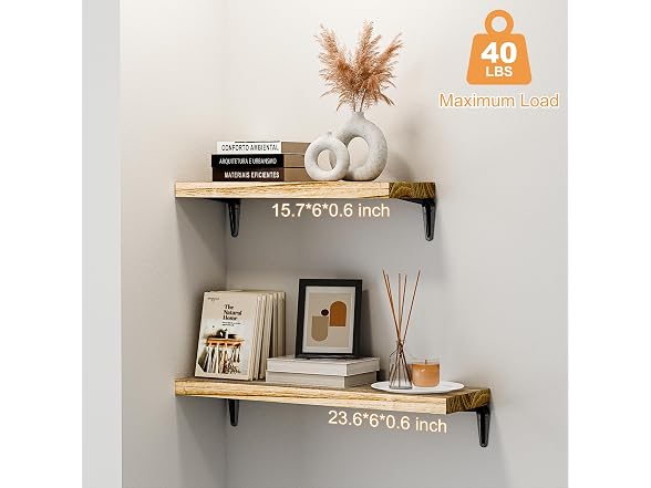 Floating Shelves for Wall Set of 6