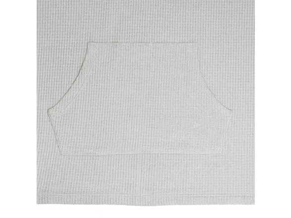 3Pk Womens Waffle-Knit Henley Pullover Hoodie