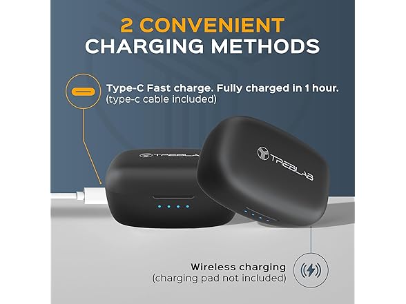 (NEW) TREBLAB X9 Pro Noise Cancelling Earbuds