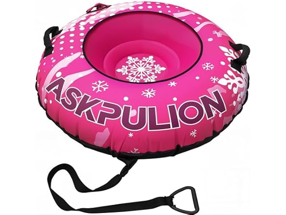 ASKPULION Snow Tube for Sledding Heavy Duty