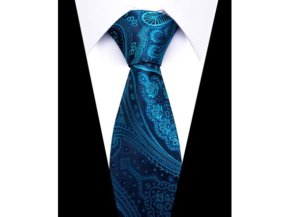 Midnight Teal Paisley
