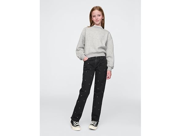 GAP Girls Logo Crew Sweatshirt