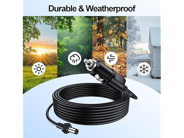 UBeesize Starlink Mini 10FT 12V Cable