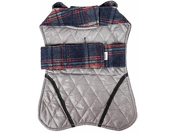 Pet Life ® Tartan Plaid Dog Coat and Mat