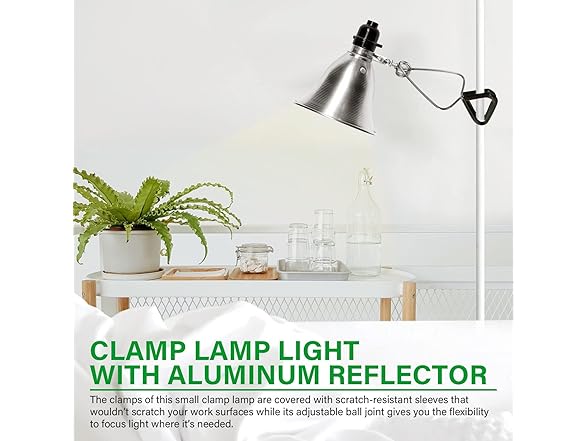 Simple Deluxe Clamp Lamp Light Socket