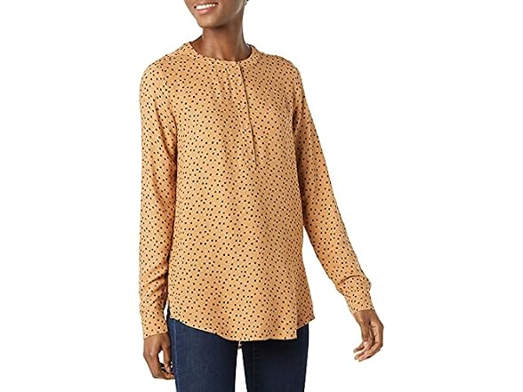 Camel Black Dot Print