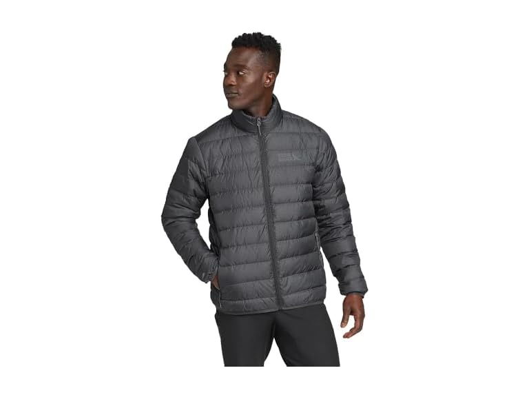 Eddie Bauer Men's CirrusLite Down Jacket, Dk Smoke Htr Recycled, X-Large