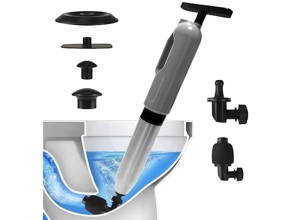 Demiwise High Pressure Toilet Plunger