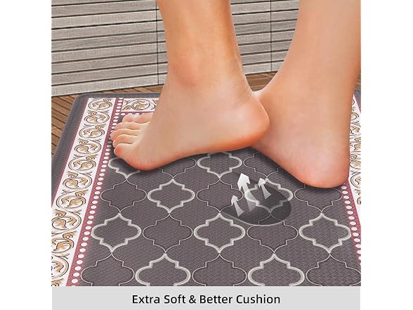 ROTTOGOON Kitchen Floor Mat 2Pk Coffee