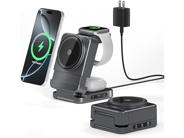 FREEFISH 3 in 1 Wireless Charging Station