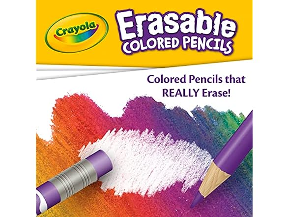 Crayola Erasable Colored Pencils (24ct),