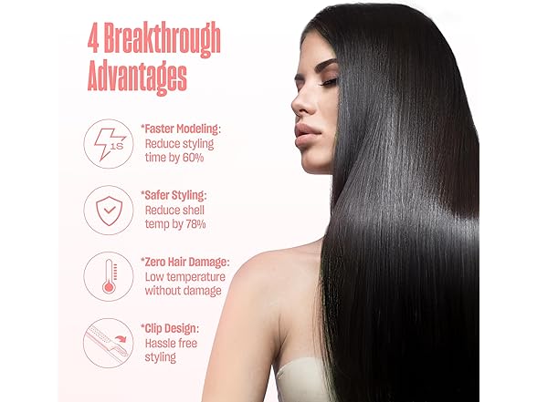 Bekind Hair Straightener and Curler 2 in 1 by B