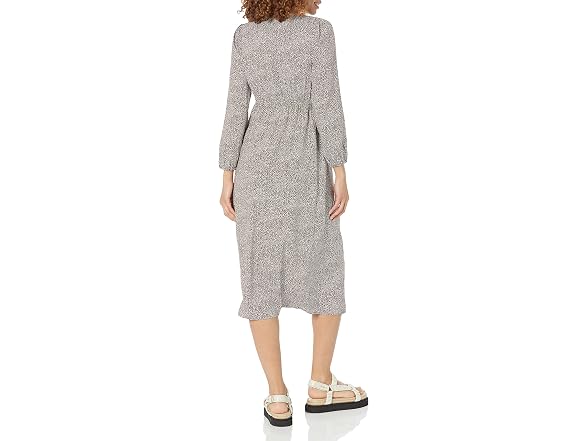 Amazon Essentials Women Long Sleeve Wrap Dress