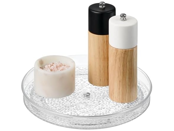 iDesign Lazy Susan Clear 9in