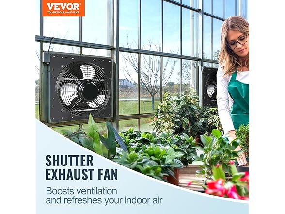 VEVOR Shutter Exhaust Fan