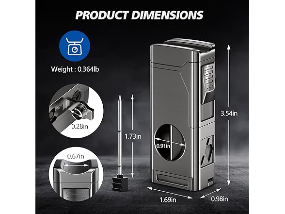 Tesonway Cigar Lighter & Accessories
