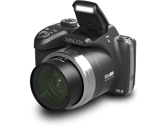 Minolta MN52Z 20MP 4K 52x Zoom Camera