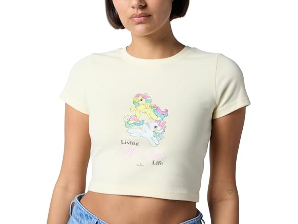 Samii Ryan Women Living My Best Life Baby Tee