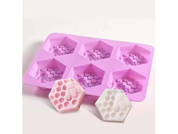 Newk Bee Honeycomb Silicone Soap Molds