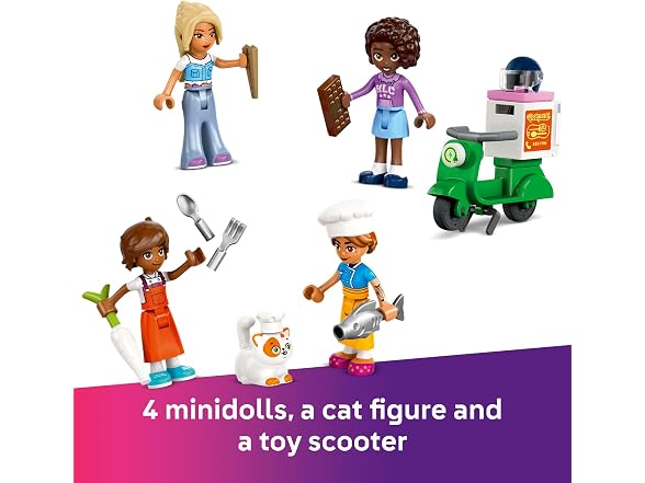 LEGO Friends Restaurant and Cooking School Toy Building Set