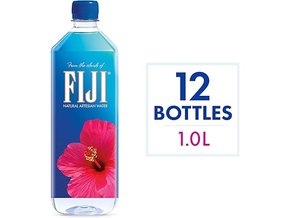 FIJI Artesian Water 12 Pack, 33.8 Fl Ounce