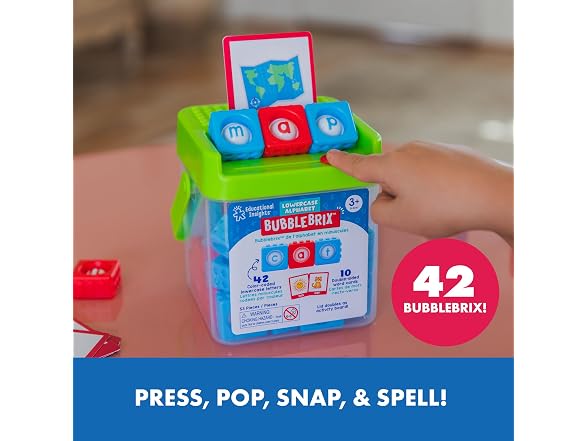 Educational Insights Lowercase Alphabet BubbleBrix