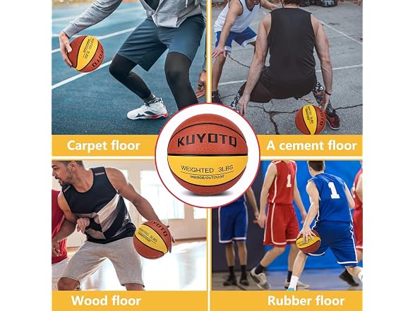 KUYOTQ 3LB Weighted Training Basketball