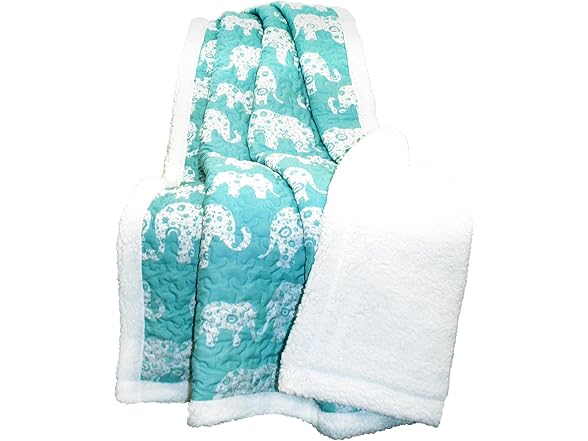 Lush Decor Elephant Reversible Throw